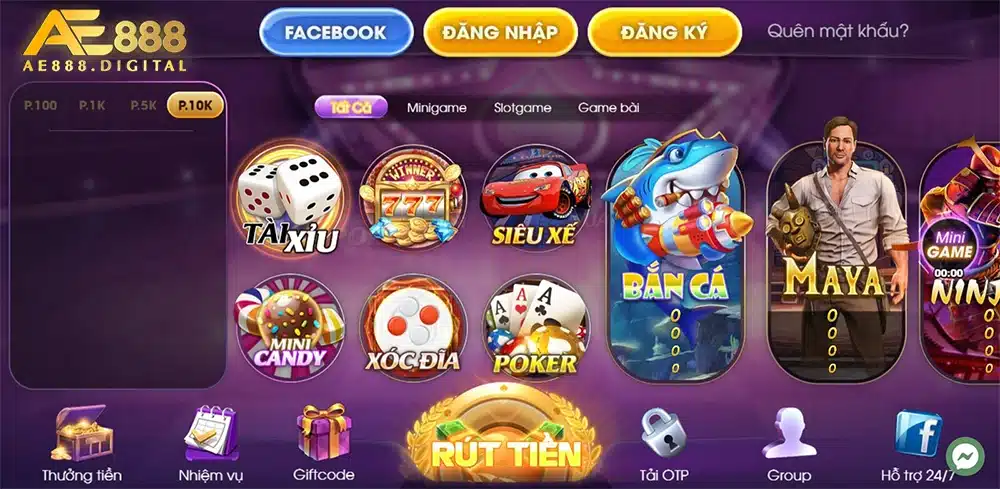 365.club là cổng game nổ hũ đổi thưởng uy tín hàng đầu tại Việt Nam. Đây là phiên bản mới của cổng game Nổ Hũ Club đình đám trước đây, với tên miền và giao diện hoàn toàn mới.