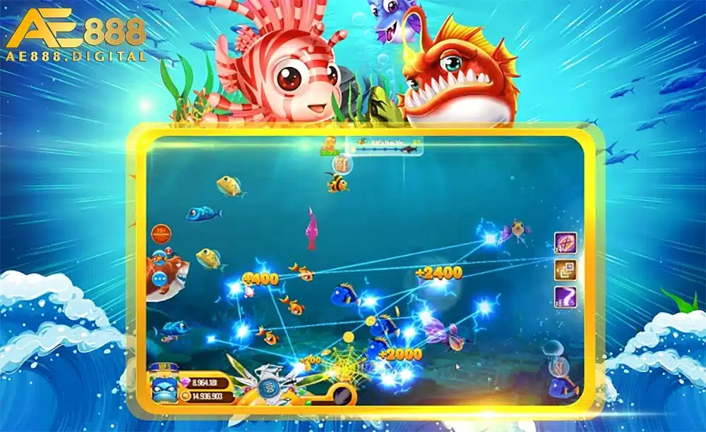 Game bắn cá là thể loại game giải trí mô phỏng cuộc săn bắt các chú cá dưới đáy đại dương