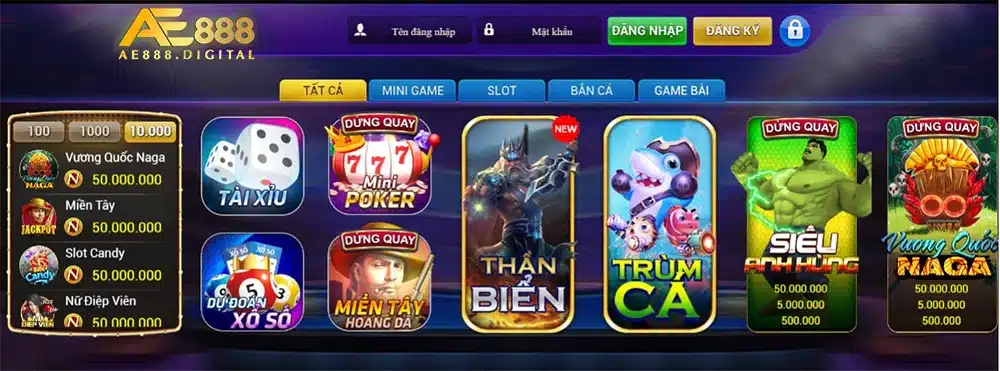 Sau đây là top 5 game nổ hũ hot và được yêu thích nhất hiện nay tại Naga Club dựa trên đánh giá của đông đảo người chơi.