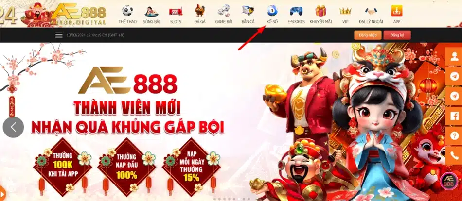 hướng dẫn Cách chơi lô đề trực tuyến ae888