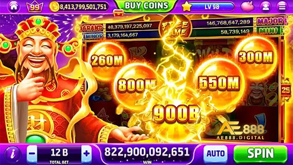 những Tỷ lệ nổ hũ cao và hệ thống jackpot khủng tại AE888