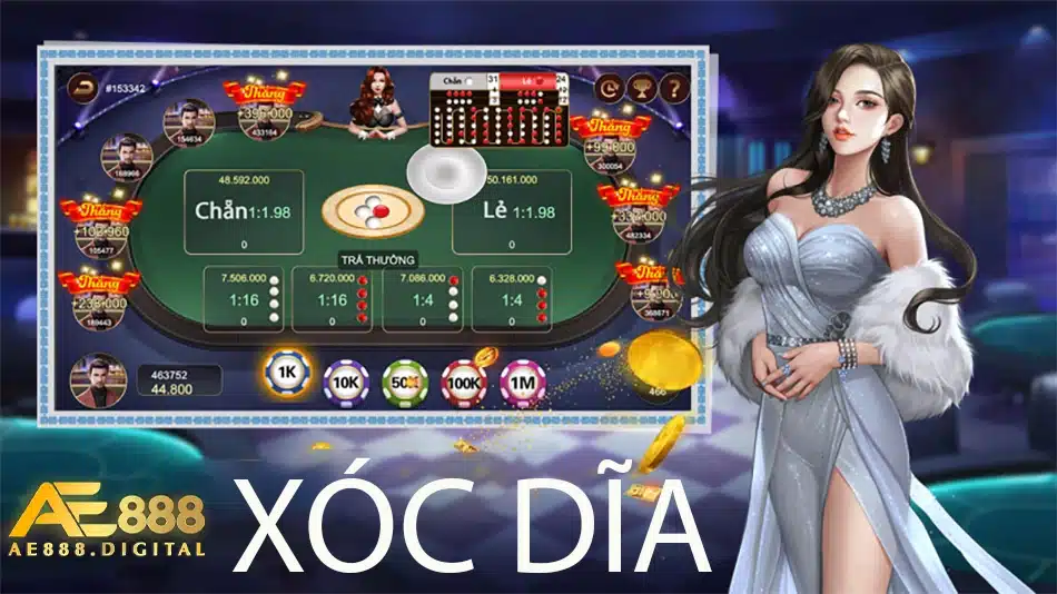 trải nghiệm Vui bất tận cùng Xóc Dĩa - Trải nghiệm cá cược đỉnh cao tại nhà cái AE888